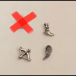 Origami Owl Silver Charms